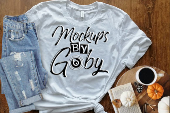 Bella Canvas White Tshirt Mockup and T-Shirts