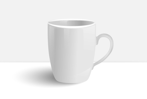Empty, Clean and Blank Cup Mockup