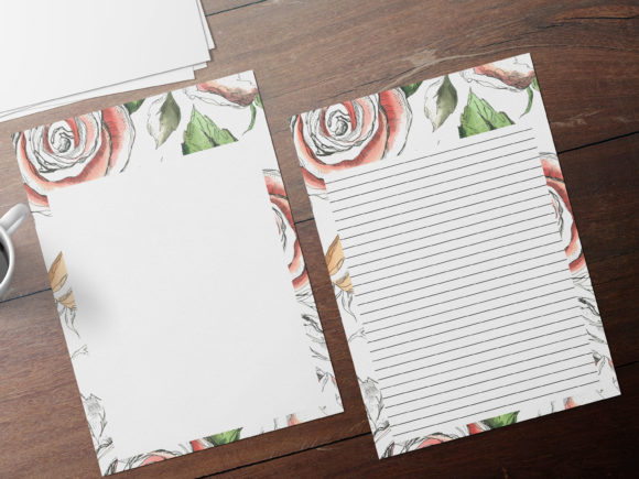 Lined and Unlined Journaling Papers and Print Templates