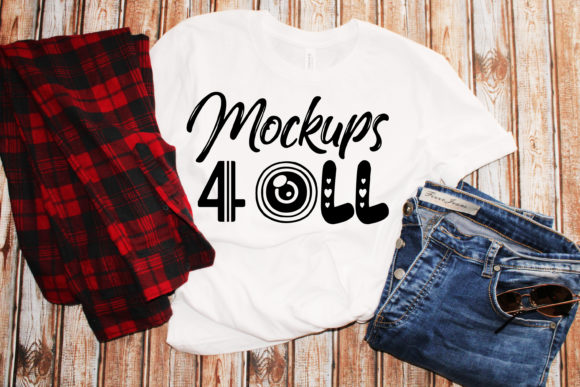 Mockup White T-shirt, Christmas Gifts
