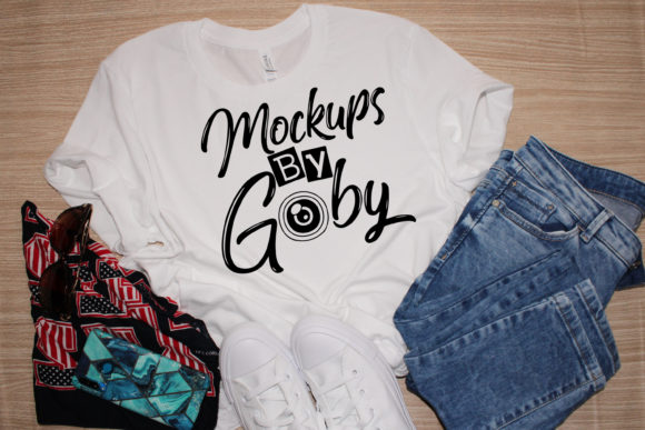Mockup White T-Shirt for Small Business Branding