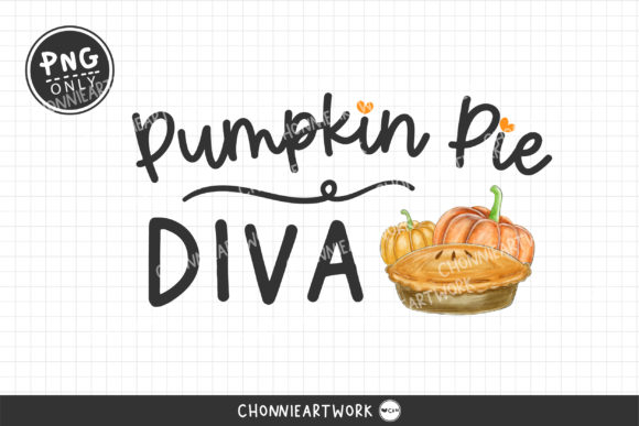 Painted Pumpkin Pie Diva, Pumpkin