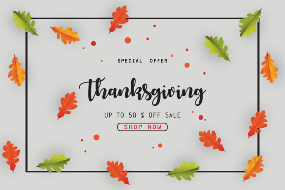 Thanksgiving Day Sale Banner and Graphic Templates