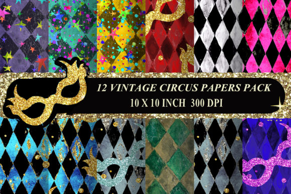 Vintage Style Carnival Papers Pack